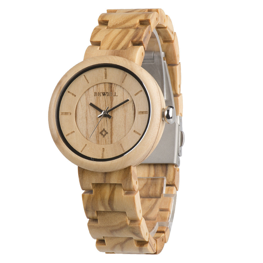 Bewell bamboo outlet watch