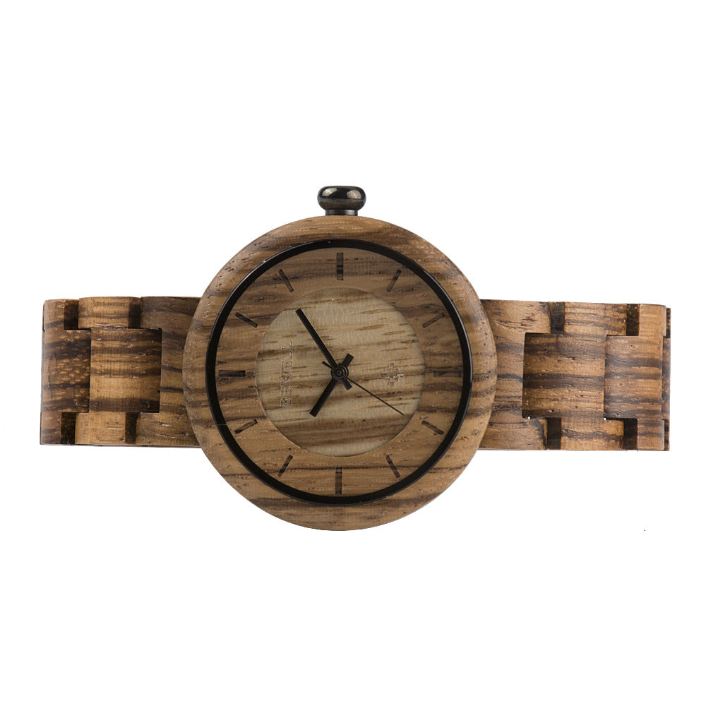 Bamboo wood watch