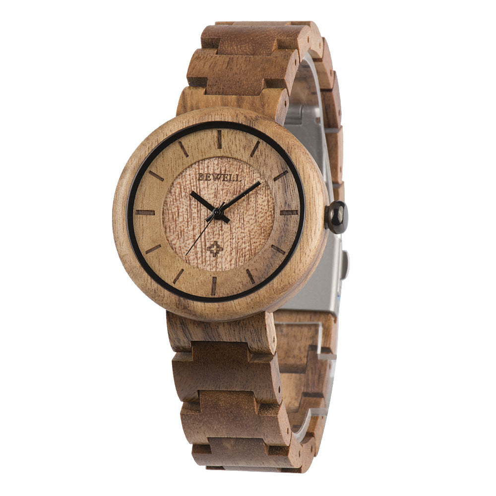 Bewell discount bamboo watch