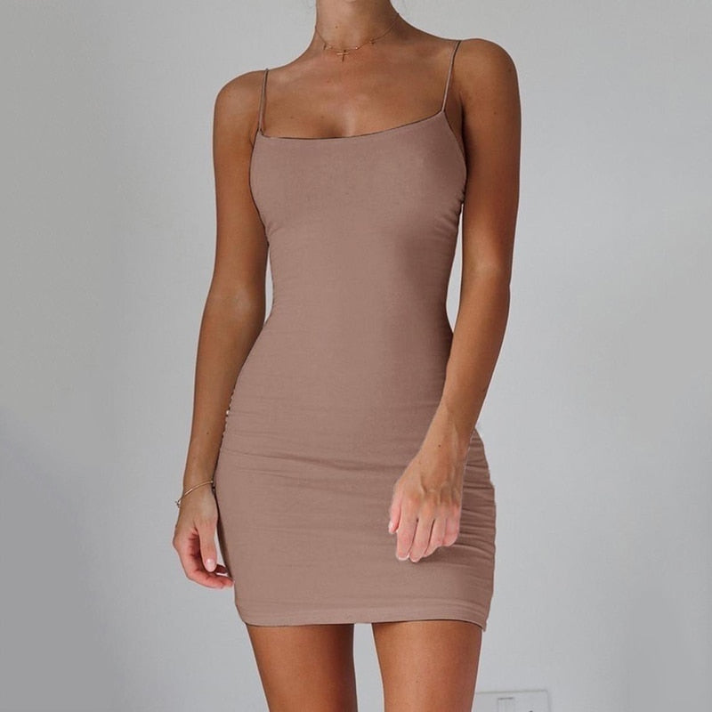 Thin Strap Cocktail Dress