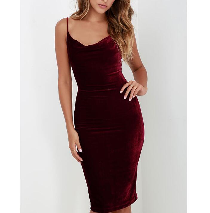 Velvet Cocktail Dress