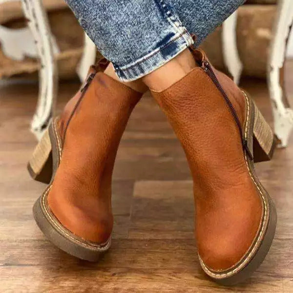 Leather Ankle Boots