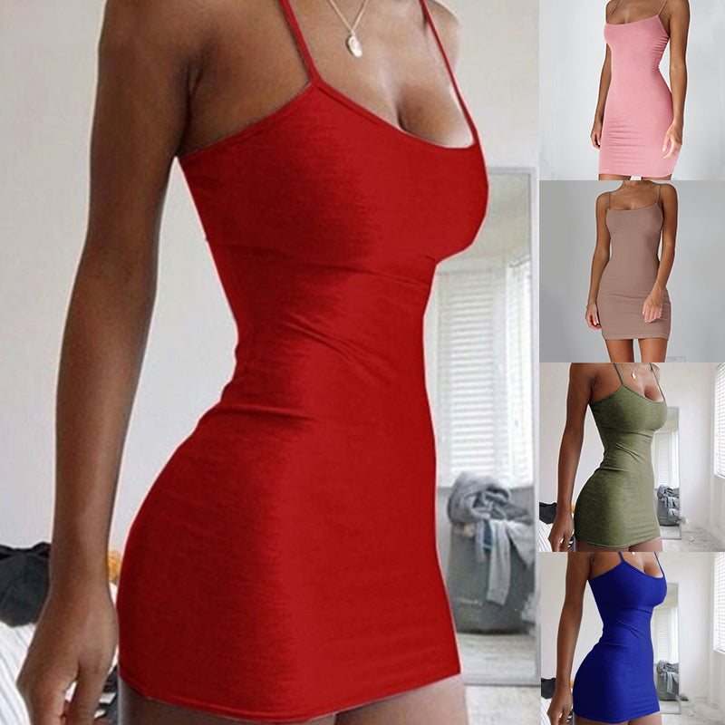 Thin Strap Cocktail Dress